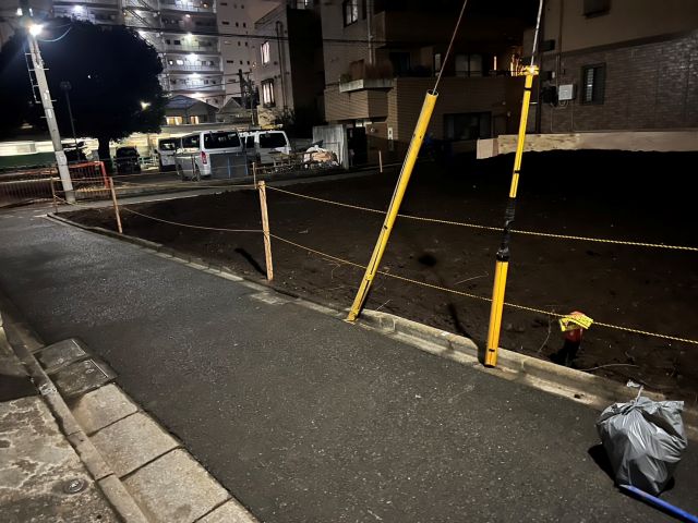 木造2階建て解体工事(東京都新宿区中井)　工事後の様子です。